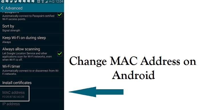 change emulator mac address